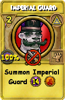 Wizard101 Myth spell card: Imperial Guard, Spell ID 4424