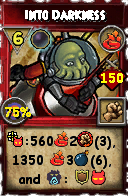 Wizard101 Fire spell card: Into Darkness, Spell ID 4426
