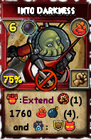Wizard101 Fire spell card: Into Darkness, Spell ID 4427