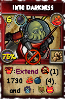 Wizard101 Fire spell card: Into Darkness, Spell ID 4470