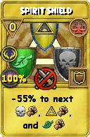 Wizard101 Balance spell card: Spirit Shield, Spell ID 4503