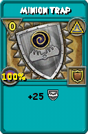Wizard101 Myth spell card: Minion Trap, Spell ID 4531