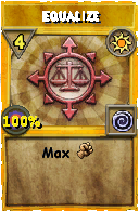 Wizard101 Sun spell card: Equalize, Spell ID 4555