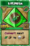 Wizard101 Life spell card: Life Prism, Spell ID 4620