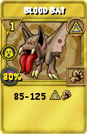Wizard101 Myth spell card: Blood Bat, Spell ID 4735