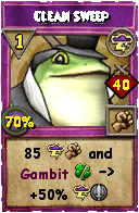 Wizard101 Storm spell card: Clean Sweep, Spell ID 4810