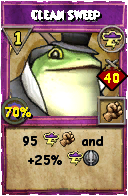 Wizard101 Storm spell card: Clean Sweep, Spell ID 4822