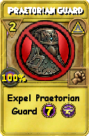 Wizard101 Myth spell card: Praetorian Guard, Spell ID 4830