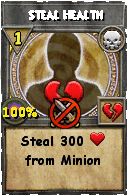 Wizard101 Death spell card: Steal Health, Spell ID 4846