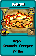 Wizard101 Myth spell card: Banish!, Spell ID 4859