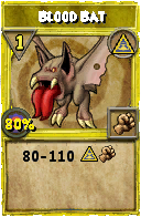 Wizard101 Myth spell card: Blood Bat, Spell ID 4882