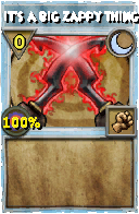 Wizard101 Moon spell card: it's a big zappy thing, Spell ID 4891