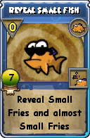 Wizard101 Fishing spell card: Reveal Small Fish, Spell ID 4894