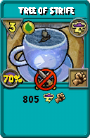 Wizard101 Storm spell card: Tree of Strife, Spell ID 4906