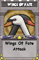 Wizard101 School 16 spell card: Wings Of Fate, Spell ID 4916
