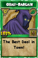 Wizard101 Life spell card: Quasi-Bargain, Spell ID 4921
