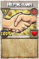 Wizard101 Balance spell card: Helping Hands, Spell ID 4926