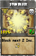 Wizard101 Death spell card: Stun Block, Spell ID 4930