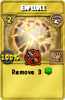 Wizard101 Storm spell card: Enfeeble, Spell ID 4988