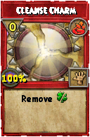 Wizard101 Fire spell card: Cleanse Charm, Spell ID 4994