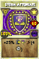 Wizard101 Star spell card: Storm Attenuate, Spell ID 4775