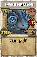 Wizard101 Balance spell card: Chameleon Clash, Spell ID 4036