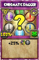 Wizard101 Storm spell card: Chromatic Dagger, Spell ID 4704