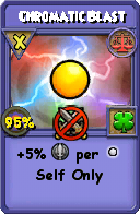 Wizard101 Balance spell card: Chromatic Blast, Spell ID 4368