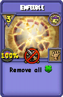 Wizard101 Storm spell card: Enfeeble, Spell ID 4992