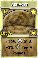 Wizard101 Star spell card: Acrimony, Spell ID 4049