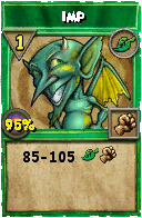 Wizard101 Life spell card: Imp, Spell ID 4732
