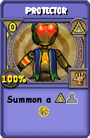 Wizard101 Myth spell card: Protector, Spell ID 4940