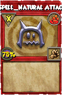 Wizard101 Fire spell card: Natural Attack, Spell ID 4230