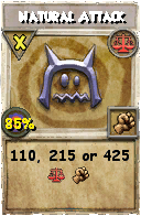 Wizard101 Balance spell card: Natural Attack, Spell ID 4512
