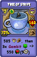 Wizard101 Storm spell card: Tree of Strife, Spell ID 4697
