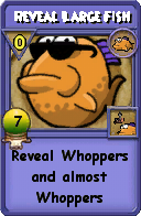 Wizard101 Fishing spell card: Reveal Large Fish, Spell ID 4378