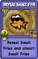Wizard101 Fishing spell card: Reveal Small Fish, Spell ID 4897