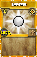 Wizard101 Sun spell card: Empower, Spell ID 5010