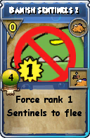 Wizard101 Fishing spell card: Banish Sentinels 1, Spell ID 5025