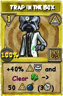 Wizard101 Myth spell card: Trap in the Box, Spell ID 5049
