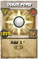 Wizard101 Balance spell card: Donate Power, Spell ID 5051
