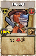 Wizard101 Balance spell card: Ha-ha!, Spell ID 5055