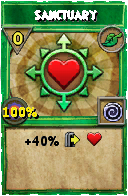 Wizard101 Life spell card: Sanctuary, Spell ID 5111