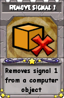Wizard101 School 16 spell card: Remove Signal 1, Spell ID 5124