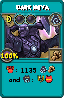 Wizard101 Shadow spell card: Dark Nova, Spell ID 5139