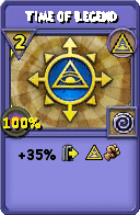 Wizard101 Myth spell card: Time of Legend, Spell ID 5182