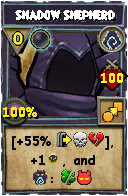 Wizard101 Shadow spell card: Shadow Shepherd, Spell ID 5206