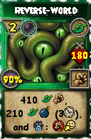 Wizard101 Life spell card: Reverse-World, Spell ID 5252