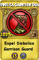Wizard101 Myth spell card: Diobolica Garrison Guard, Spell ID 5274