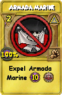 Wizard101 Myth spell card: Armada Marine, Spell ID 5280